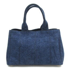Prada Blue Bag Tote Denim Kanapa